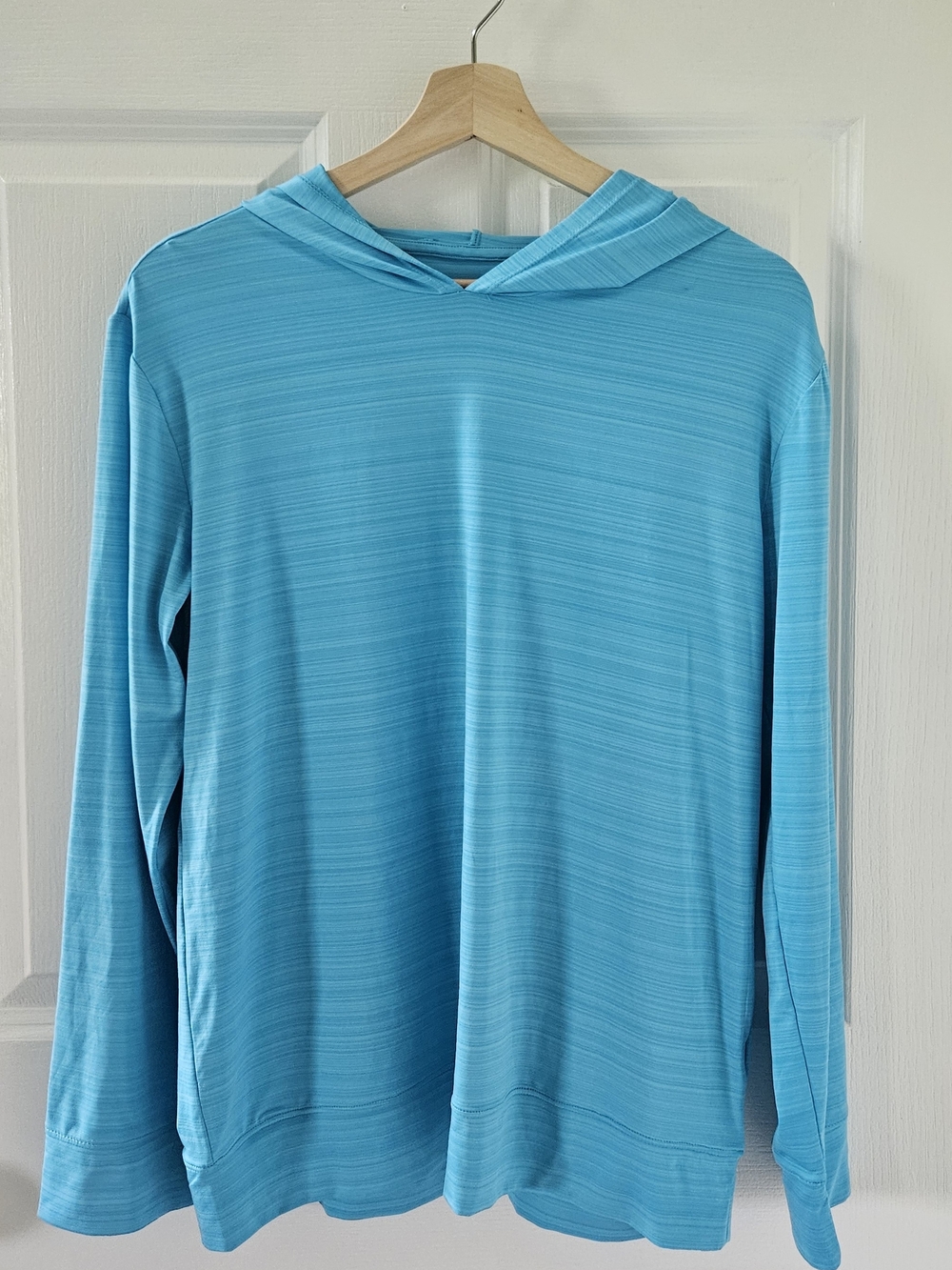 Lands' End Bright Aqua Hooded Top